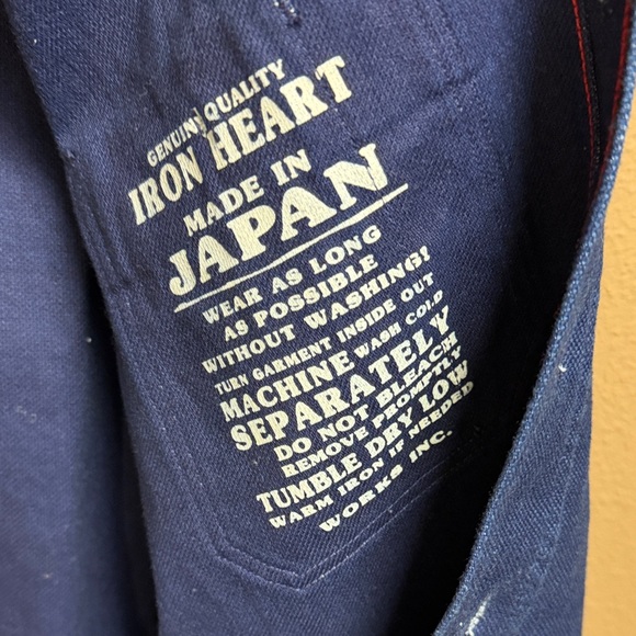 Iron Heart Work 13oz workshirt (rare) 221 double cloth - Picture 7 of 12